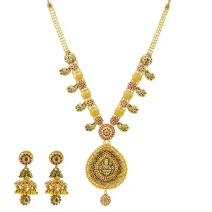 22K Gold Roshni Antique Jewelry Set