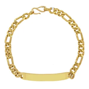 22K Yellow Gold Men Fashinable Bracelet