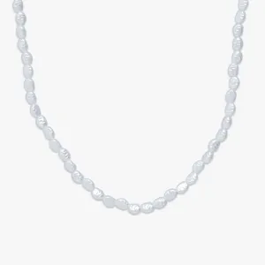 2MM Flat Pearl Necklace