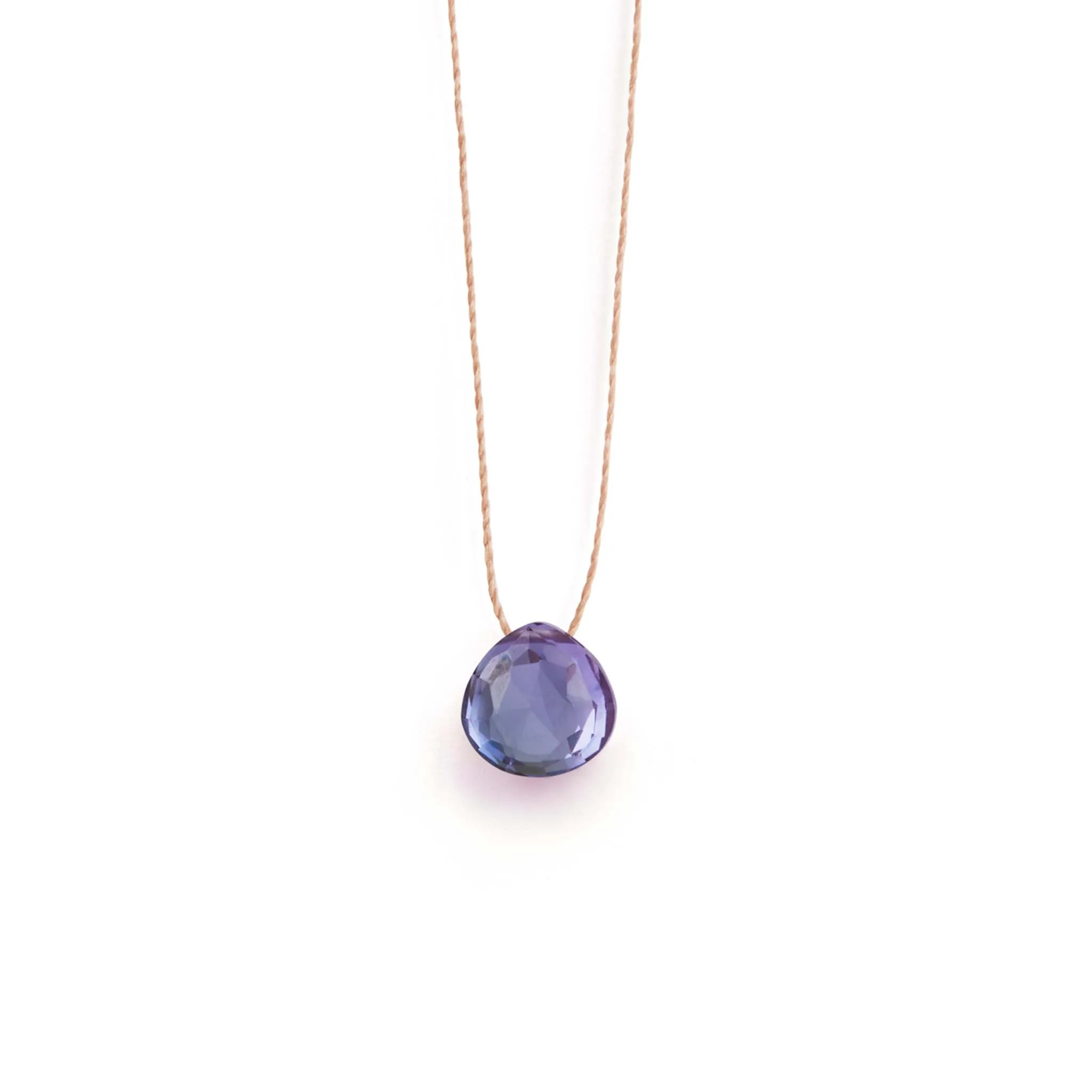 Alexandrite Quartz Fine Cord Necklace