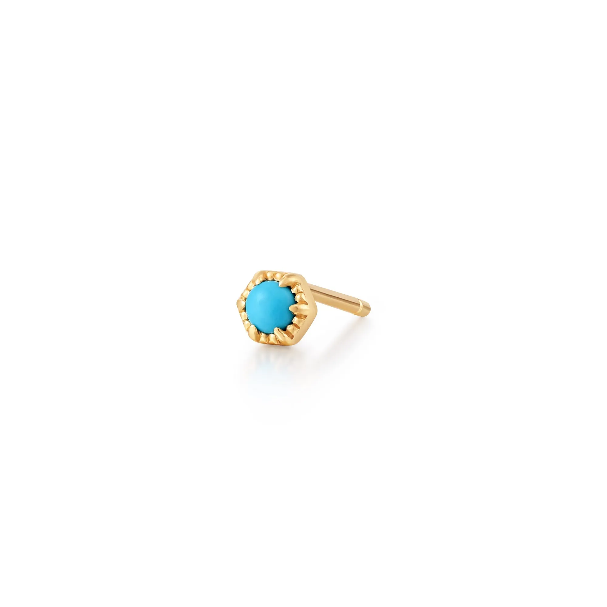 AMINA | Turquoise Solitaire Single Stud