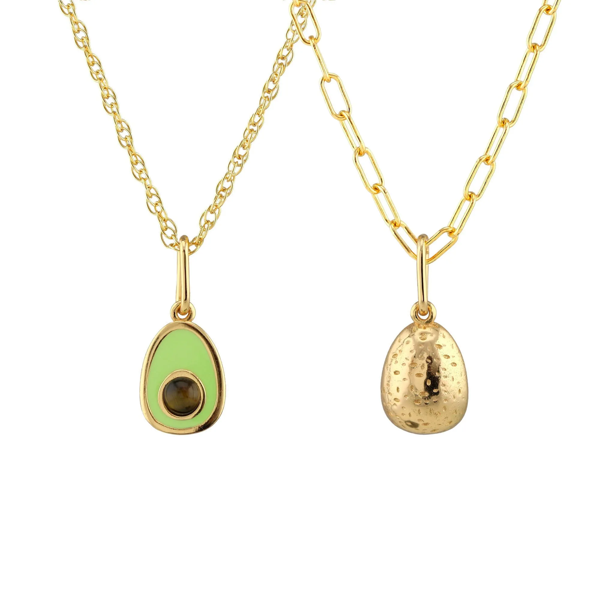 Avocado Enamel Charm