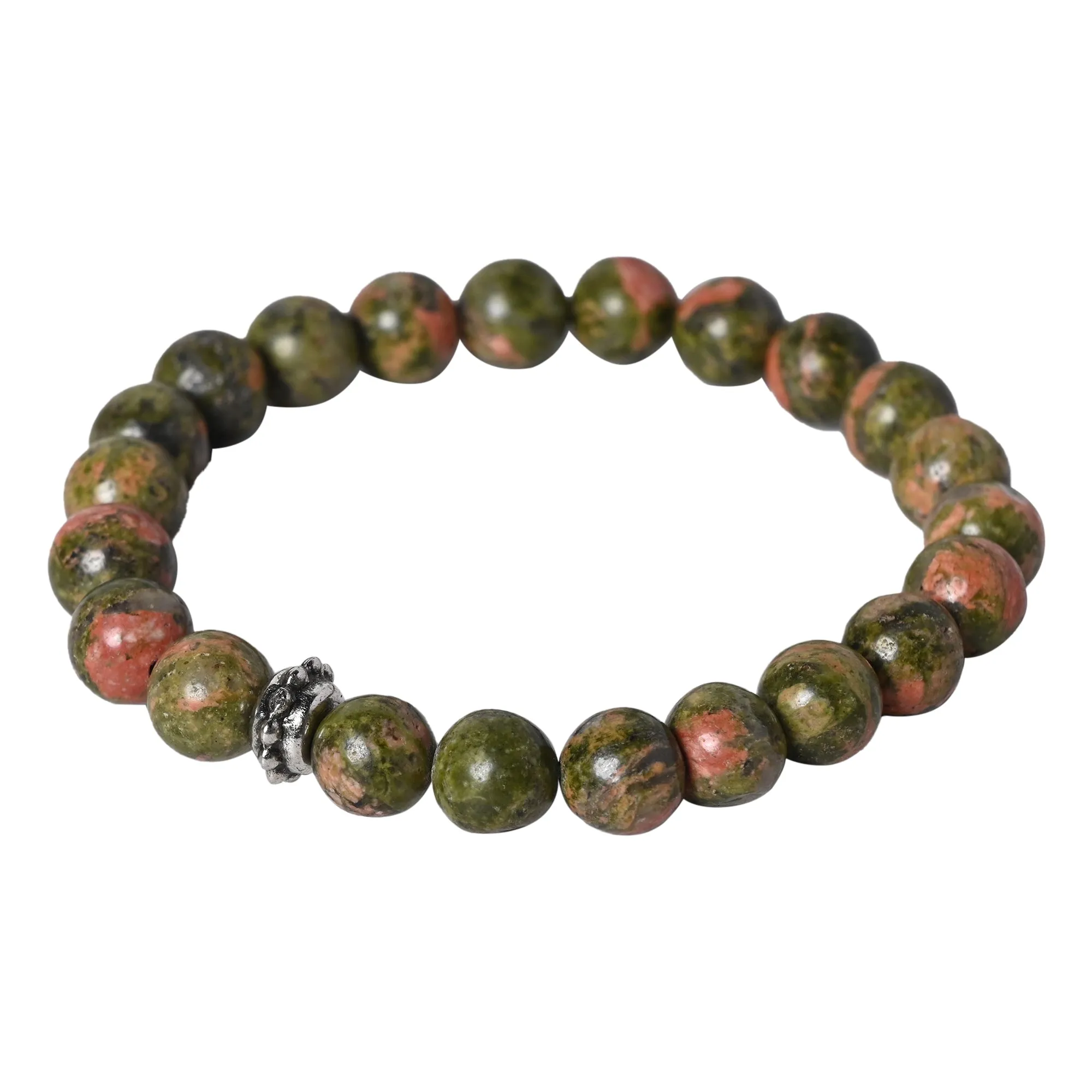 Bamboology Trends Nurture Harmony with our Unakite Healing Gemstone Bracelet - Discover Healing Benefits for Your Loved One