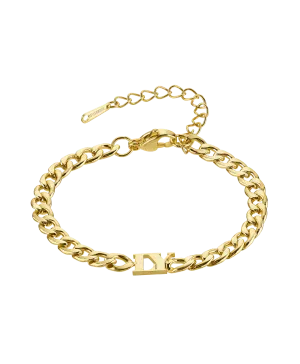 Bold Letters Bracelet 18ct Gold Vermeil