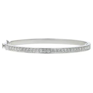 Brilliant Diamond Bangle Bracelet