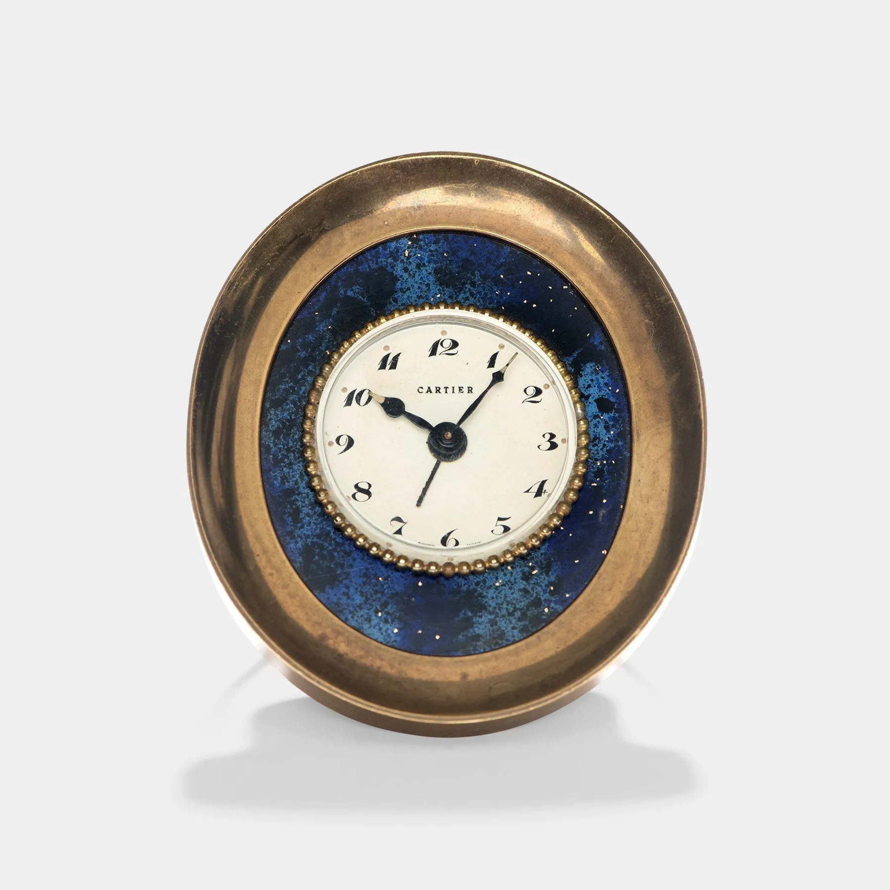 Cartier Enameled Alarm Clock