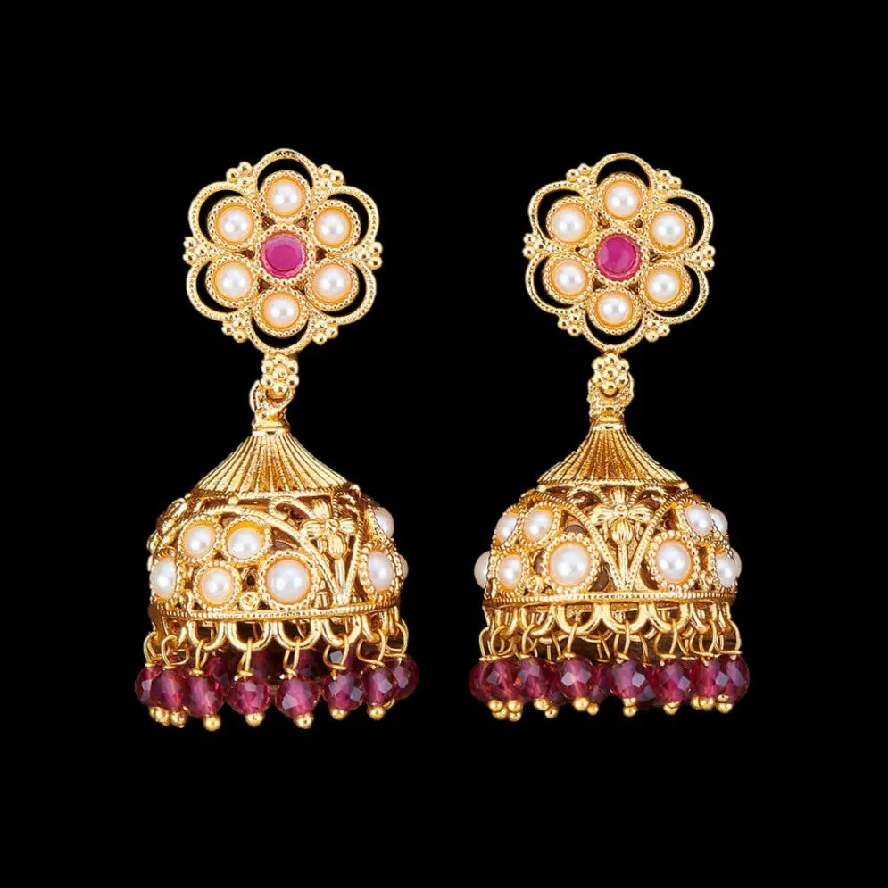 CHANDELIER EARRINGS / シャンデリア イヤリング RUBY