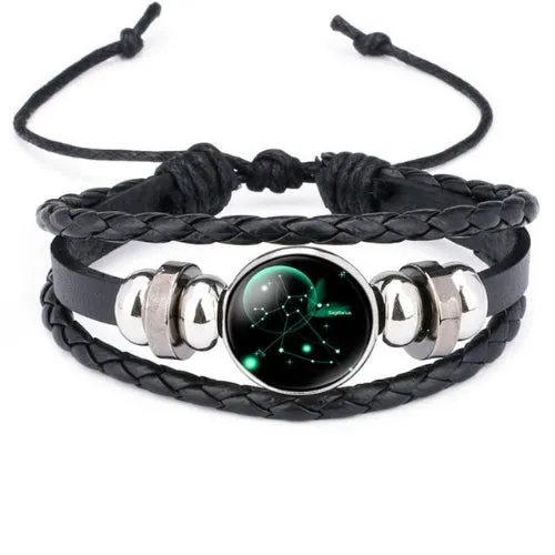 Classy Men Constellation Zodiac Bracelet