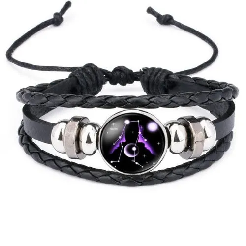 Classy Men Constellation Zodiac Bracelet