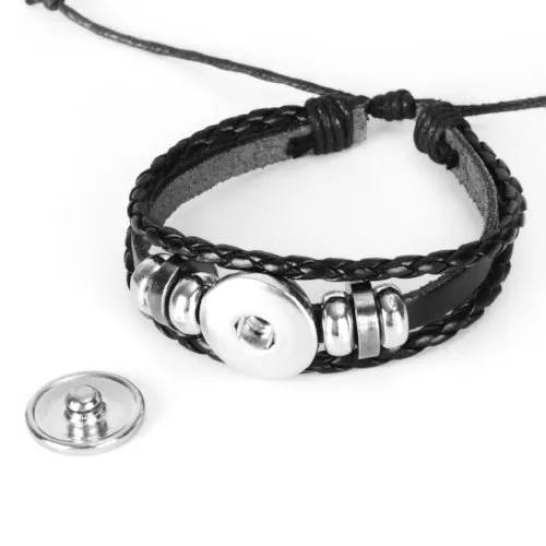 Classy Men Gemini Zodiac Symbol Bracelet