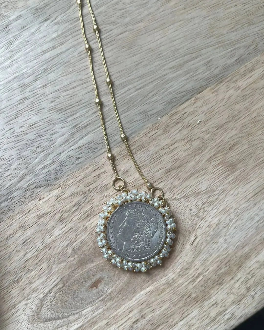 Coin Crown Necklace