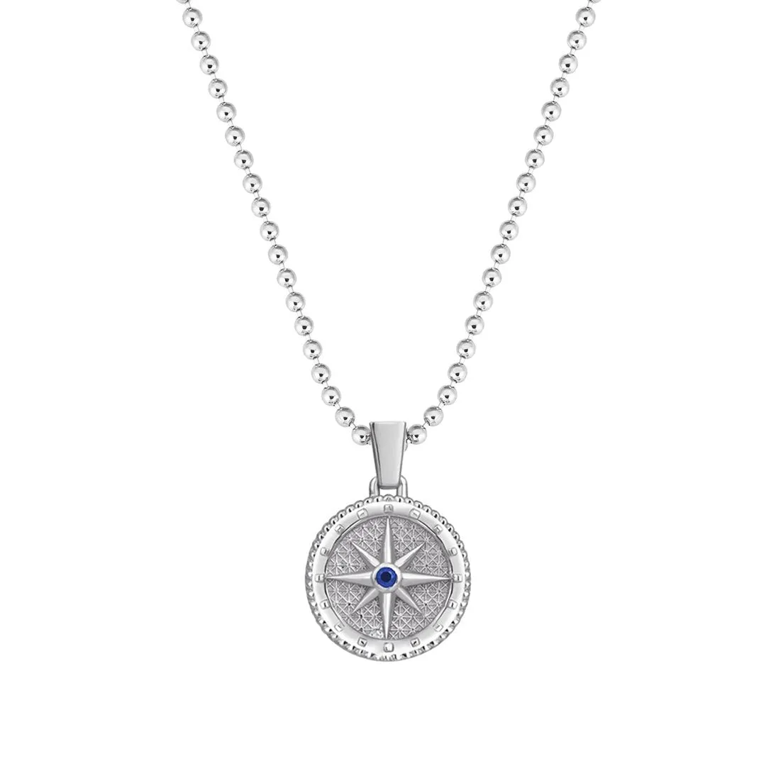 Compass Necklace With Chain