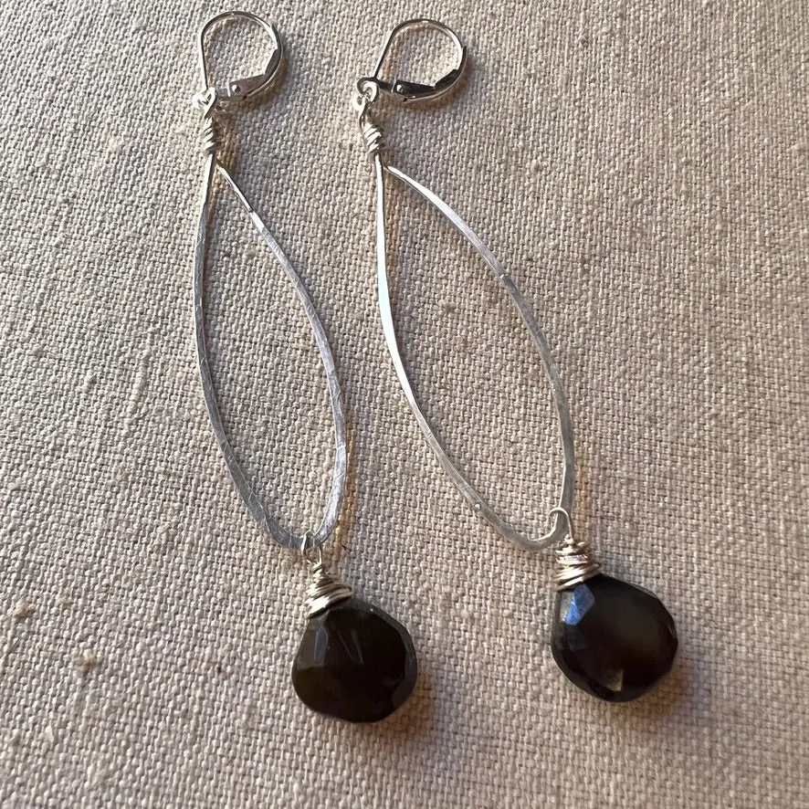 Deep Garnet Earrings