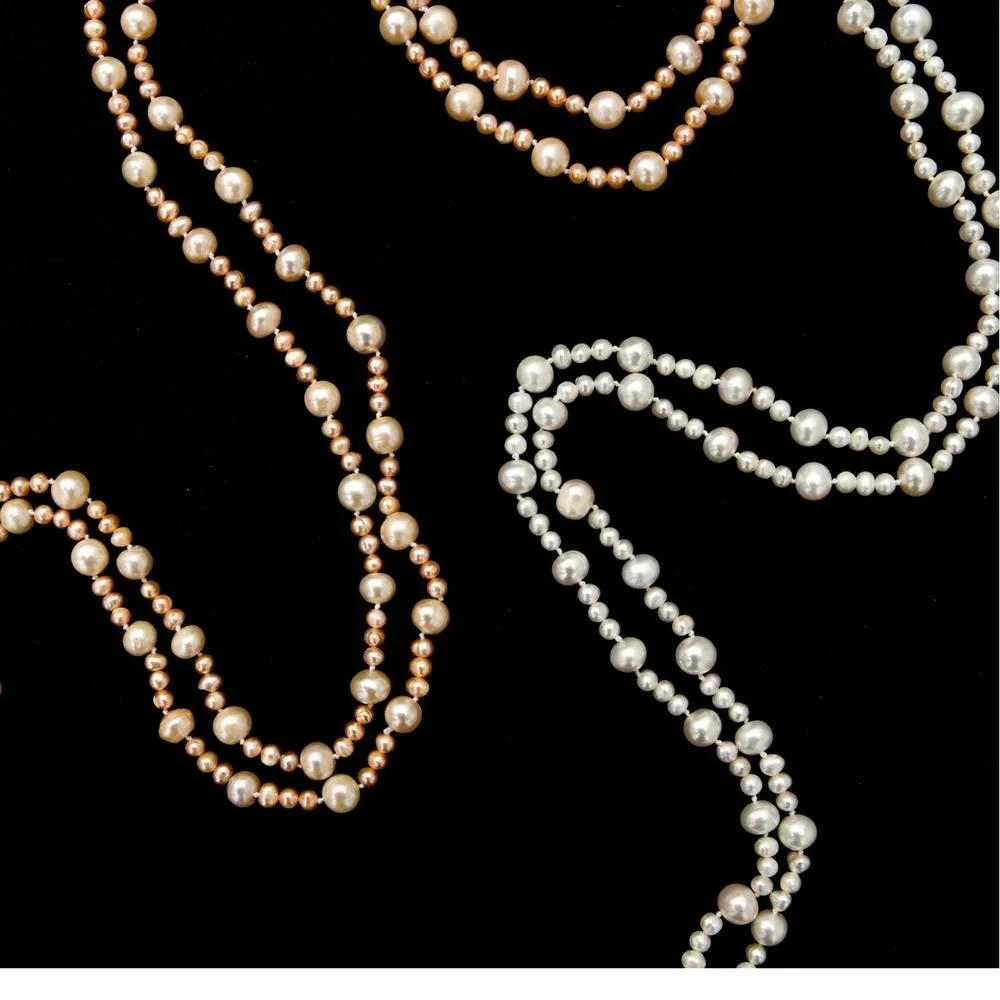 Eternal Pearl Necklace with Ivory Pearls