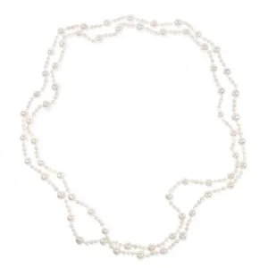 Eternal Pearl Necklace with Ivory Pearls