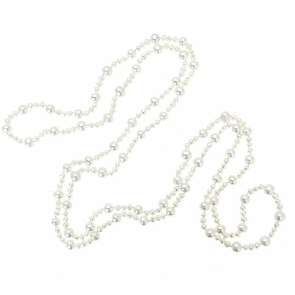 Eternal Pearl Necklace with Ivory Pearls