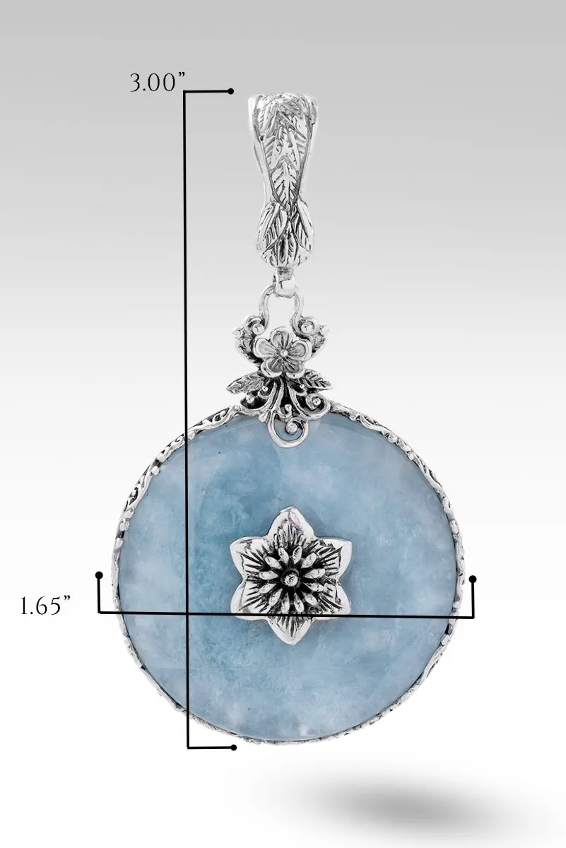 Everblooming Elegance Medallion™ in Aquamarine