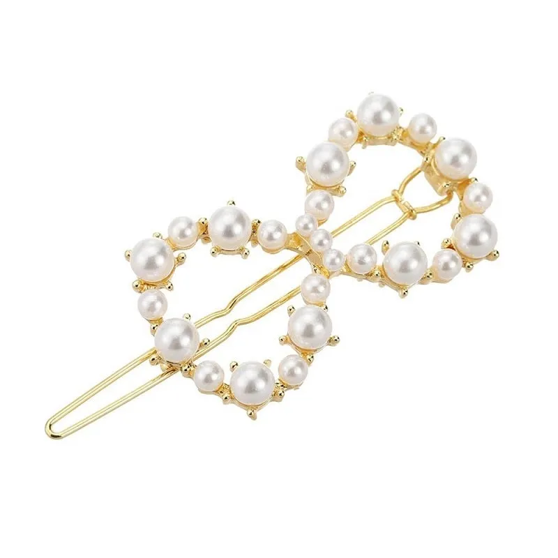 Fashion Woman Hair Accessories Triangle Hair Clip Pin Metal Geometric Alloy Hairband Moon Circle Hairgrip Barrette Girls Holder