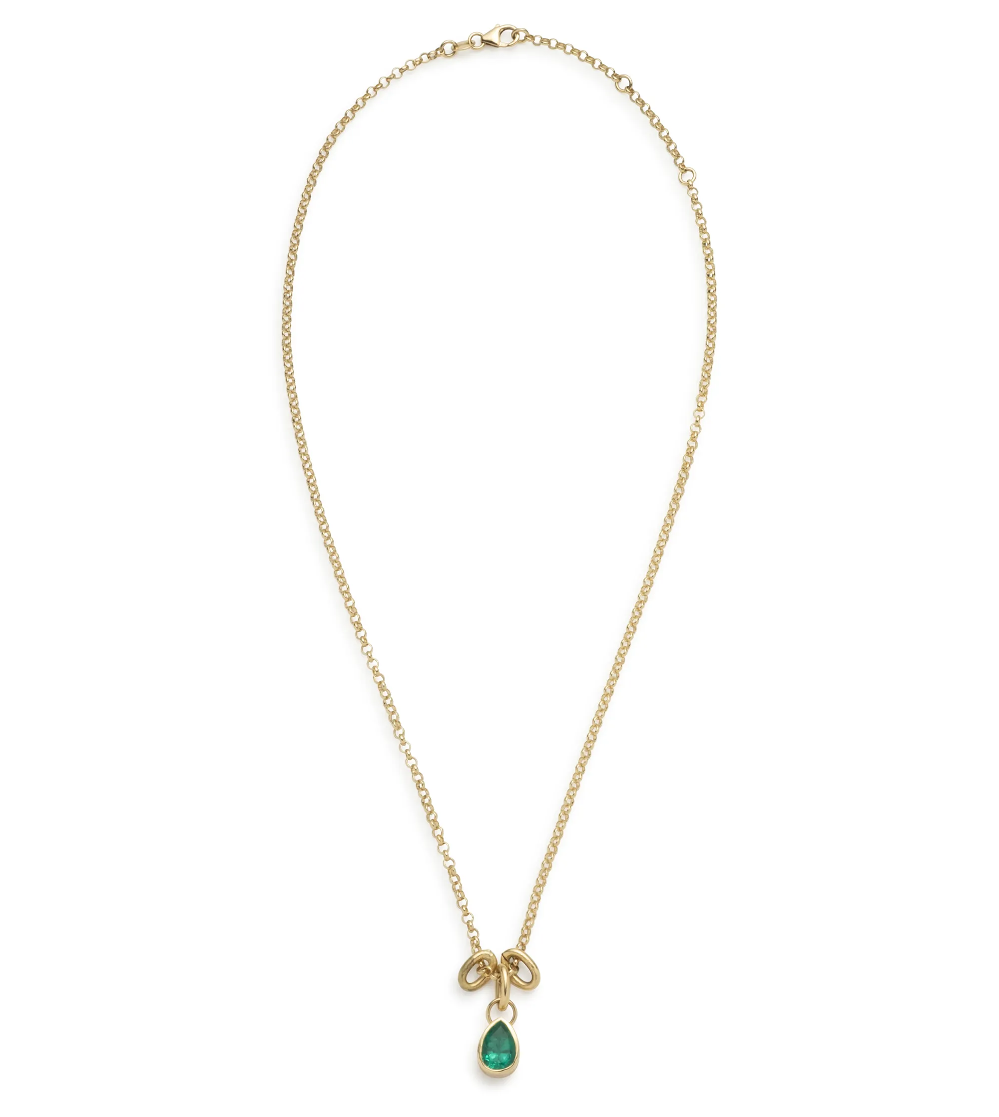 Forever & Always a Pair :  Emerald Small Belcher Abacus Chain