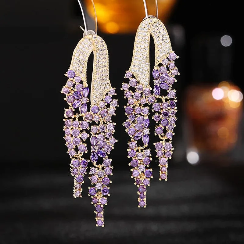 French Elegant Long Earrings