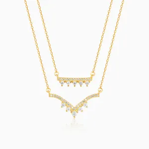 Golden Glow Layered Necklace