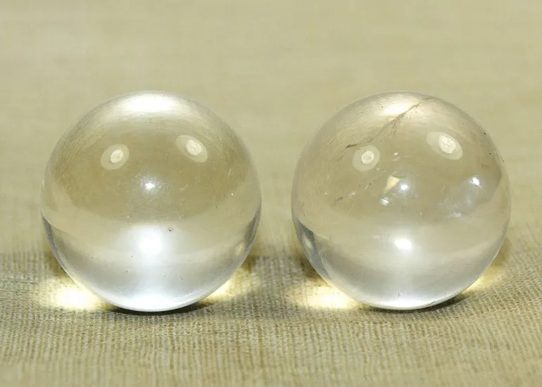 Gorgeous, High quality Quartz Crystal Ball; 22mm