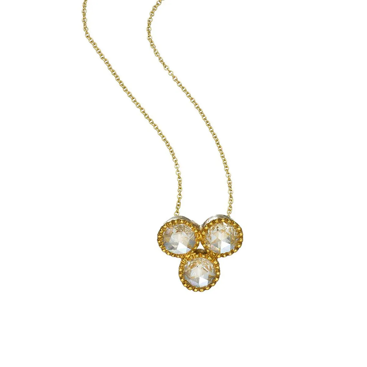 Grace Rose Cut Diamond Necklace