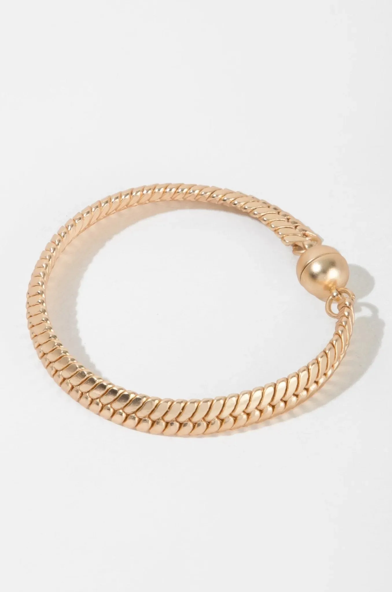 Herringbone Flat Chain Bracelet