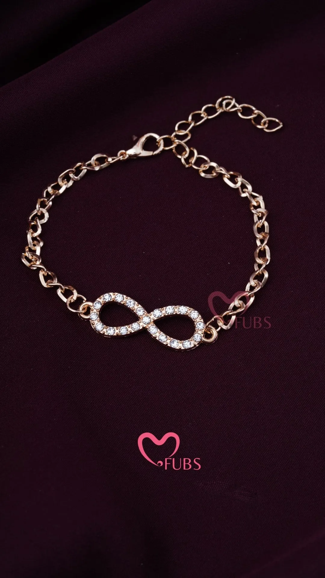 Infinity Charm Bracelet Big chain