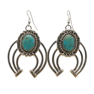 Kingman Turquoise Naja Earrings | Lambert Perry