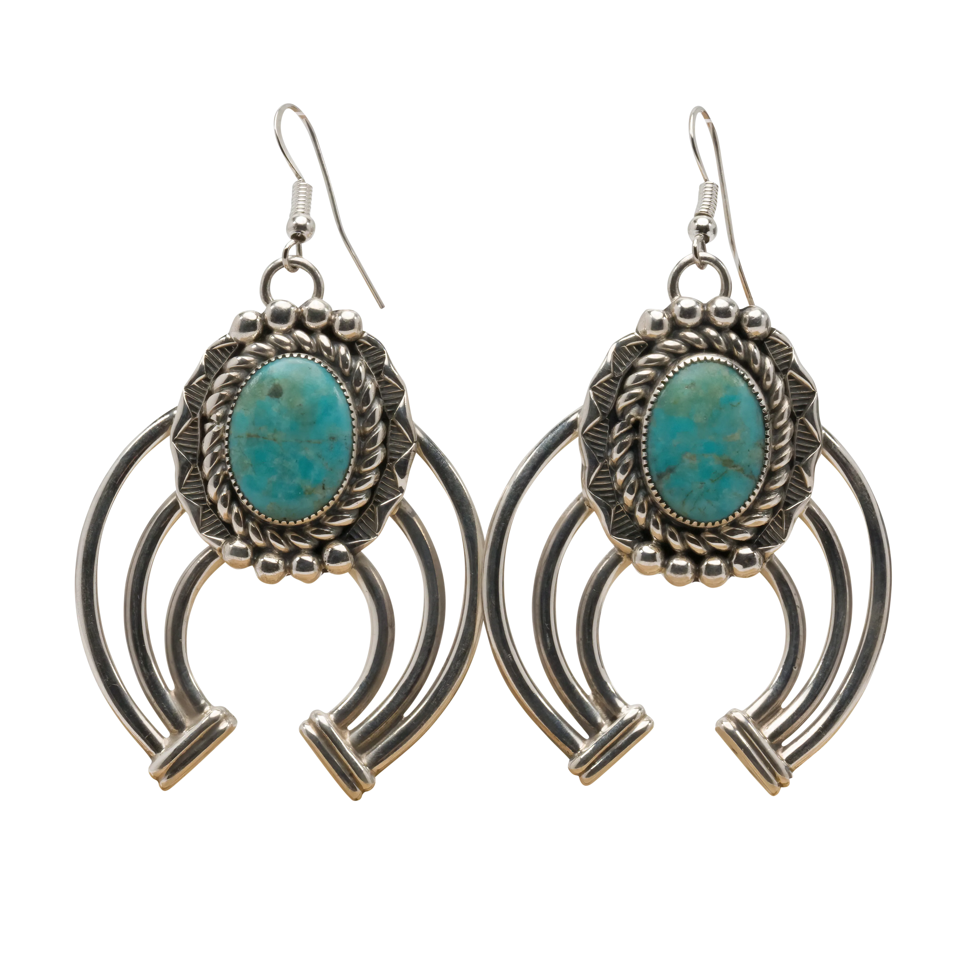 Kingman Turquoise Naja Earrings | Lambert Perry