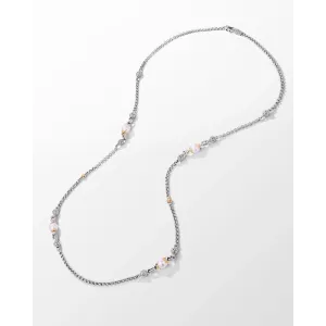 Konstantino Muse Silver and Gold Pearl Necklace