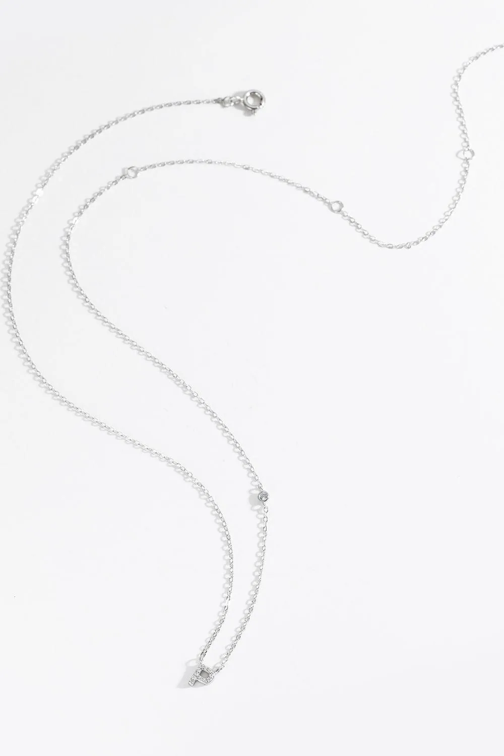 L To P Zircon 925 Sterling Silver Necklace