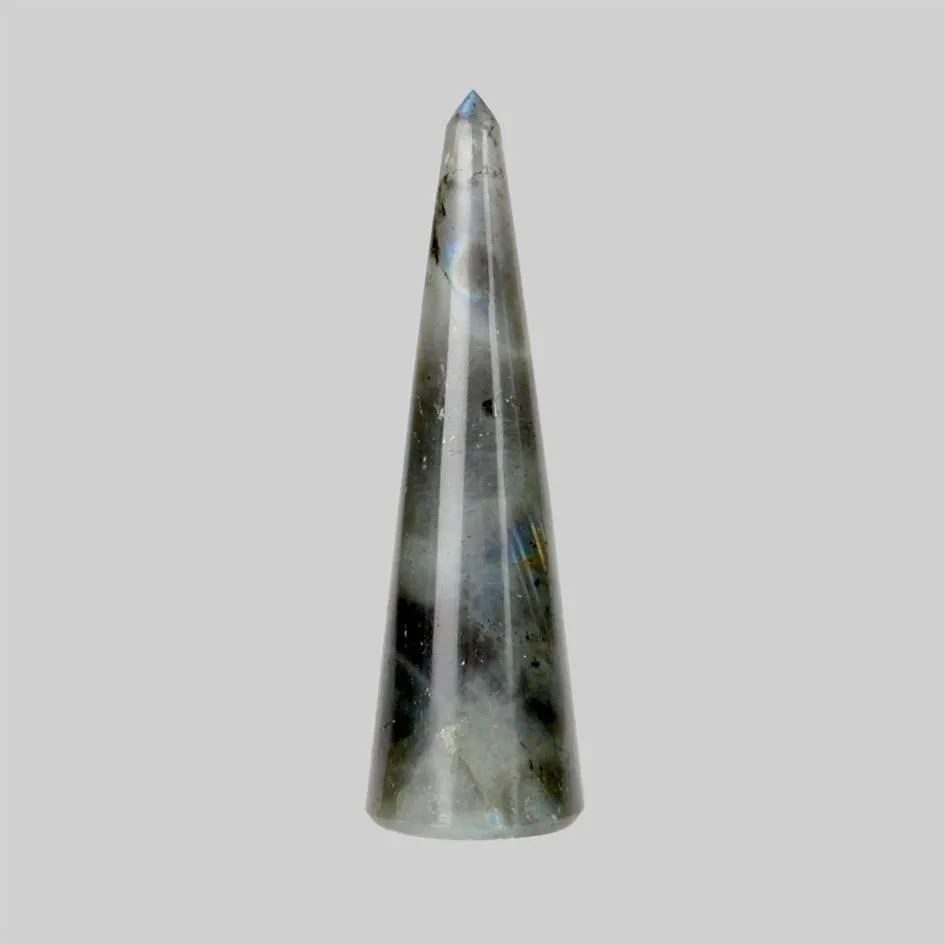 Labradorite Wand Ring Holder