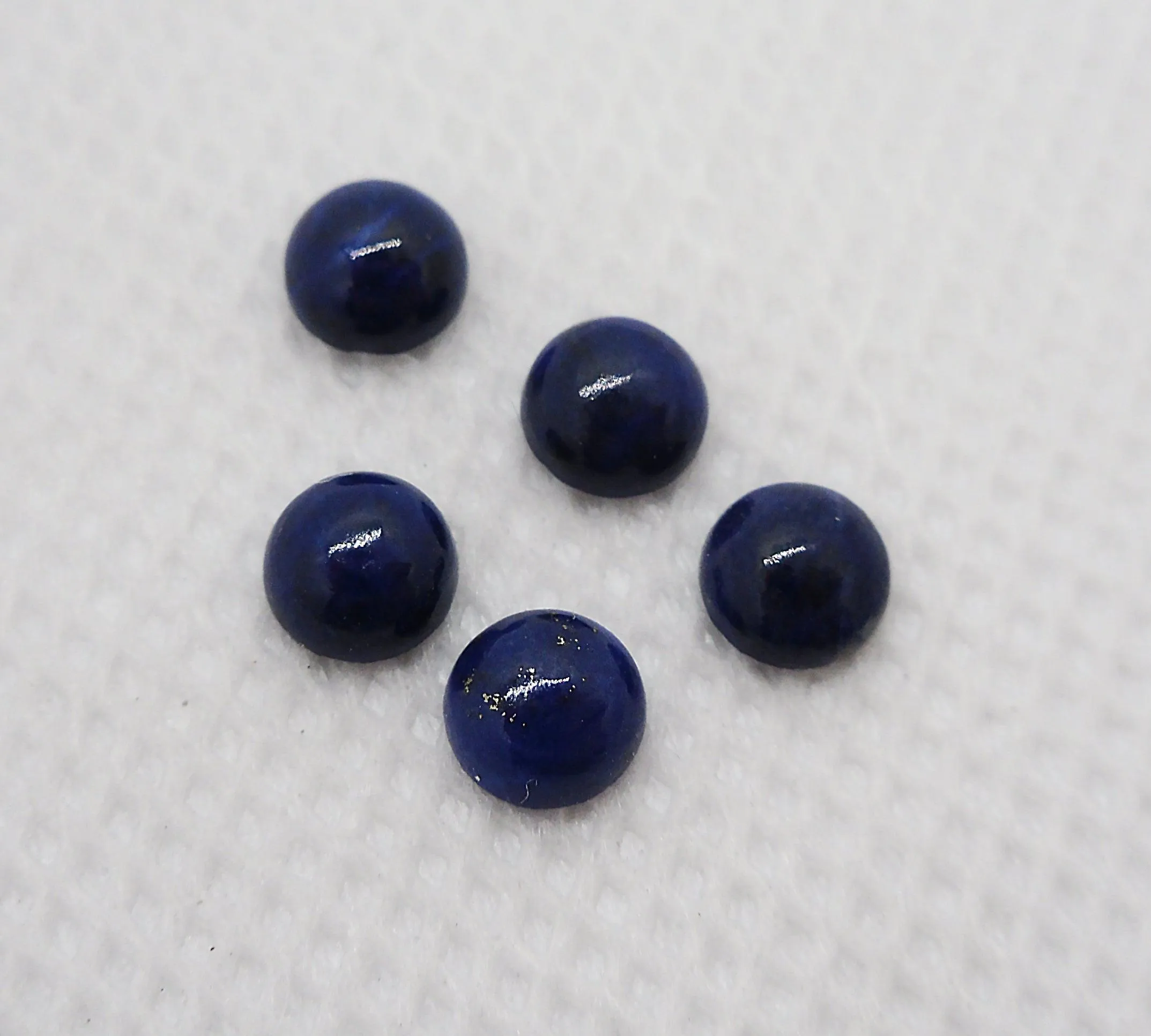 Lapis Lazuli Cabochon Round 5mm