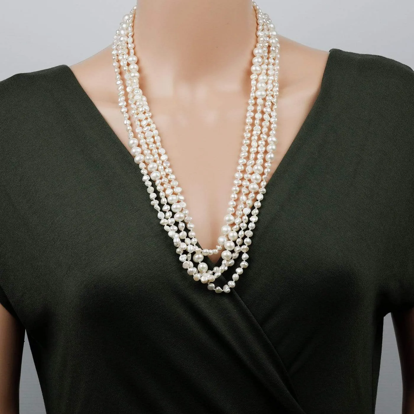 Long Pearl Necklace