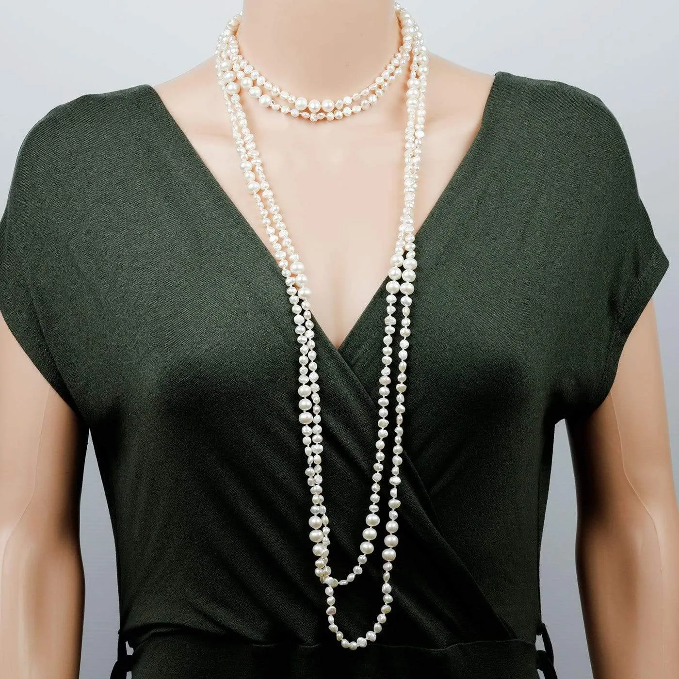 Long Pearl Necklace