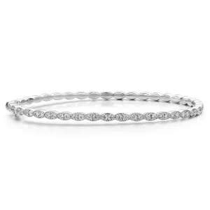 Lorelei Floral Diamond Bangle