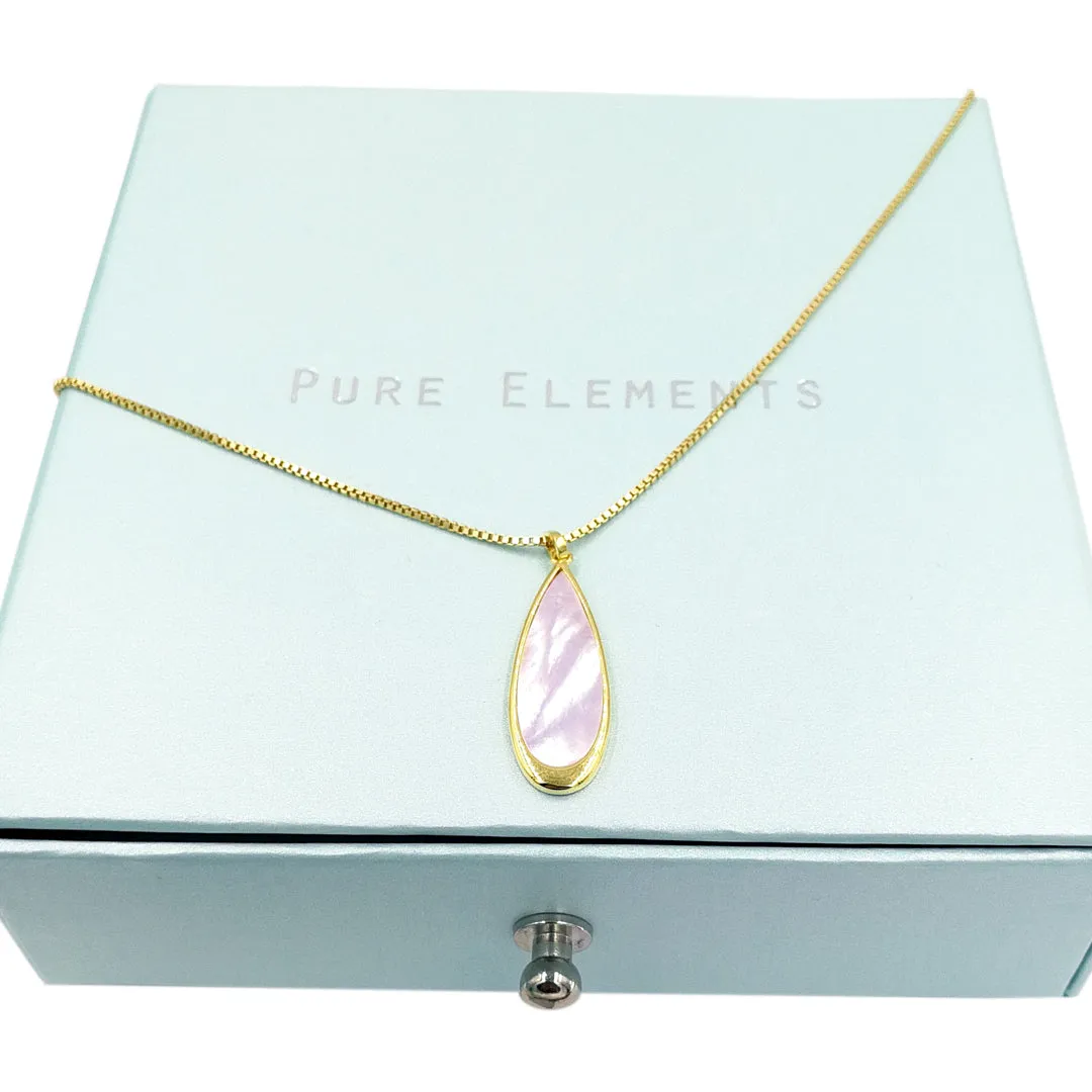 LUXE MOTHER OF PEARL PENDANT