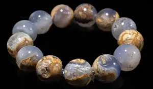 Luxury Chalcedony Natural Gemstone Bracelet