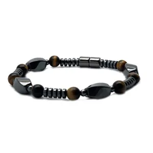 Magnetic Hematite & Tiger's Eye Bracelet