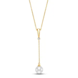 Mastoloni 8-8.5MM Pearl Drop Pendant in 14K Yellow Gold