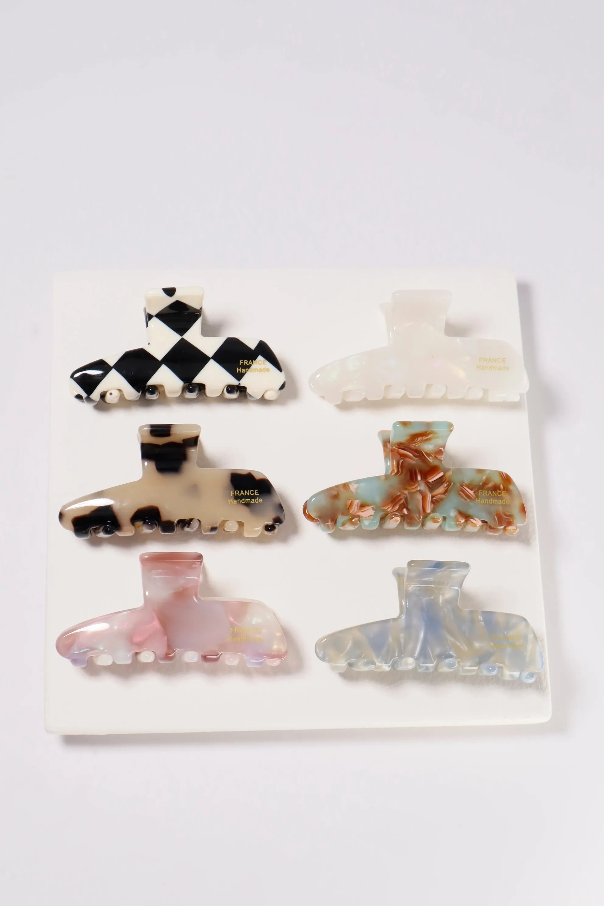 Medium Size Korean Handmade Acetate Hair Claw Barrette Clip