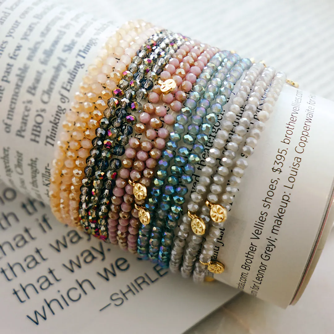 mini disc stretch wrap bracelet