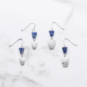 Nefertiti Lapis Lazuli Earrings