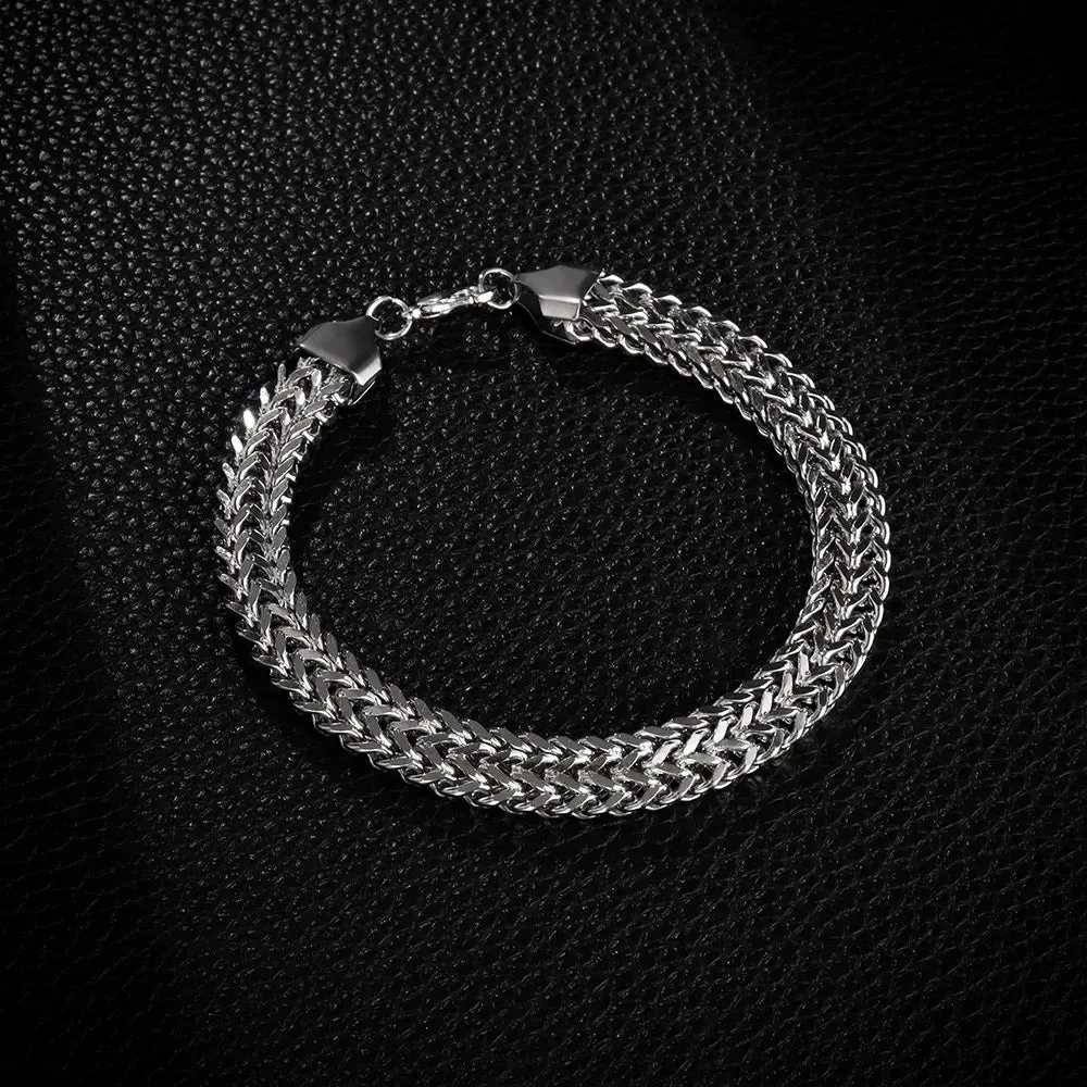 New Trendy Cuban Chain Bracelet for Men Hip-Hop Metal Bracelets Buckle Chains Bracelet Gifts Accessories Jewelry 2021 Jewelry