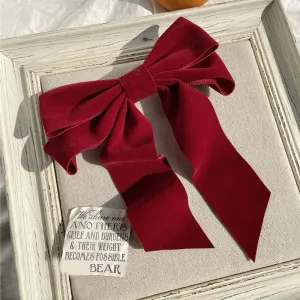 Oversized Ribbon Hair Clip Barrette