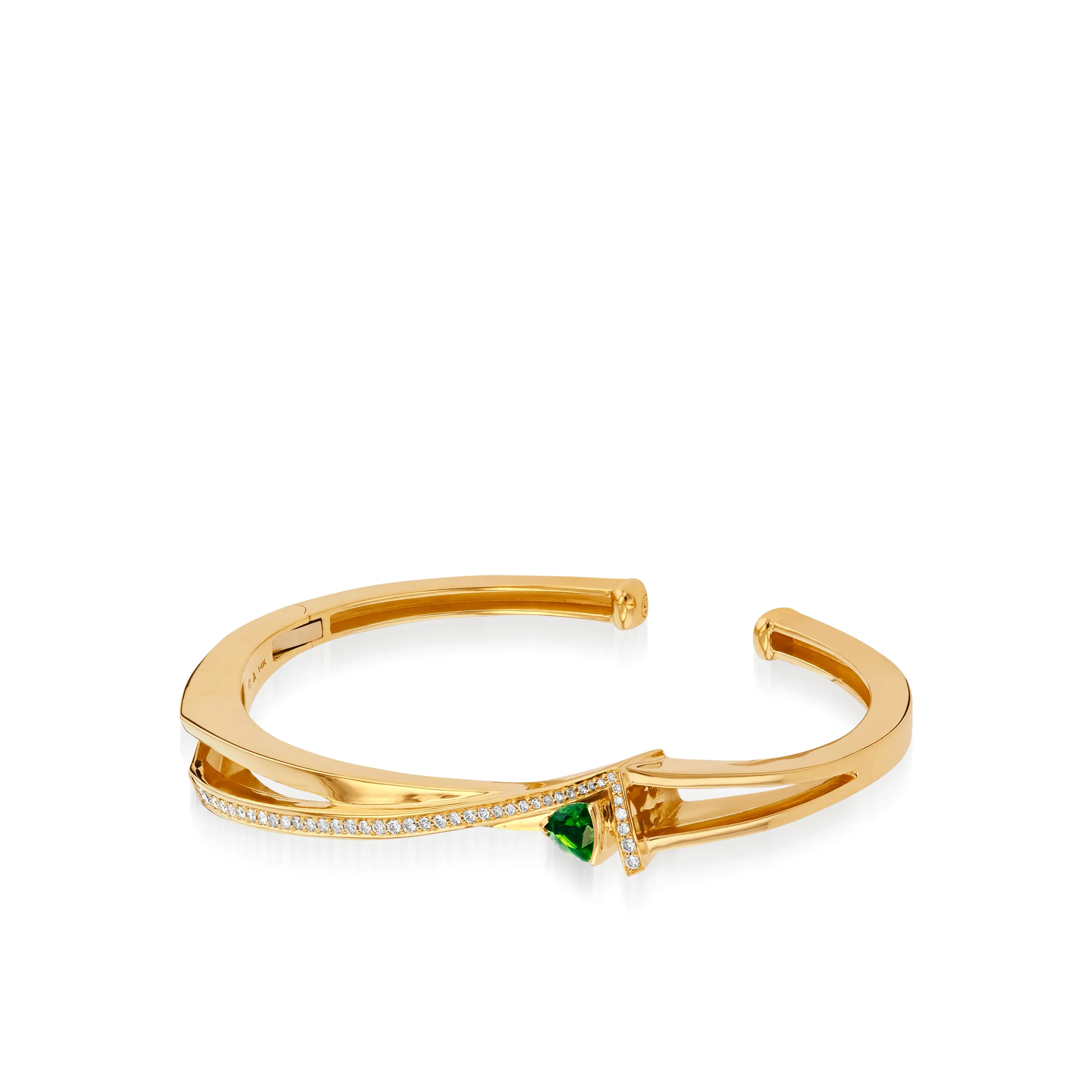 Pinnacle Petite Gemstone Bracelet with Pave Diamonds