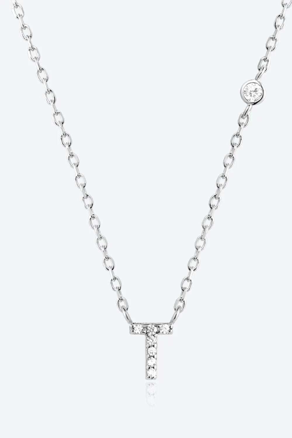 Q To U Zircon 925 Sterling Silver Necklace