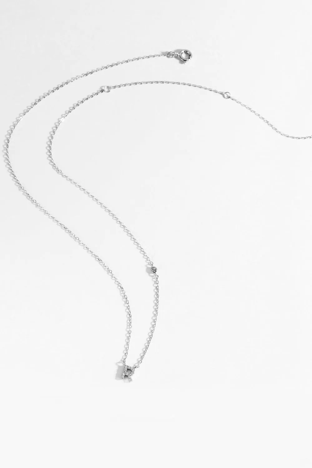 Q To U Zircon 925 Sterling Silver Necklace